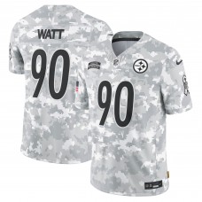 Игровая джерси T.J. Watt Pittsburgh Steelers Nike 2024 Salute to Service Limited - Arctic Camo