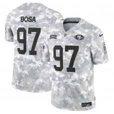 Игровая джерси Nick Bosa San Francisco 49ers Nike 2024 Salute to Service Limited - Arctic Camo