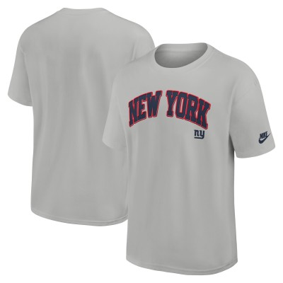 New York Giants Nike Gray Rewind Statement Max90 T-Shirt