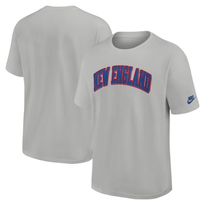 New England Patriots Nike Gray Rewind Statement Max90 T-Shirt
