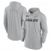 Футболка с длинным рукавом с капюшоном Philadelphia Eagles Nike 2024 Salute to Service Lightweight Performance - Gray