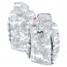 Толстовка Minnesota Vikings Nike 2024 Salute to Service Club Fleece - Arctic Camo