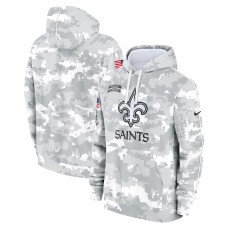 Толстовка New Orleans Saints Nike 2024 Salute to Service Club Fleece - Arctic Camo