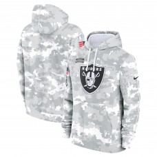 Толстовка Las Vegas Raiders Nike 2024 Salute to Service Club Fleece - Arctic Camo