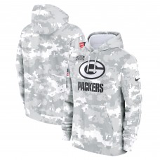 Толстовка Green Bay Packers Nike 2024 Salute to Service Club Fleece - Arctic Camo