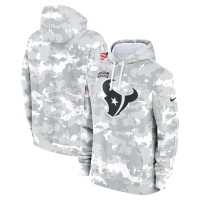 Толстовка Houston Texans Nike 2024 Salute to Service Club Fleece - Arctic Camo