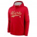San Francisco 49ers Nike Scarlet Rewind Club Logo Pullover Hoodie