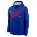 New England Patriots Nike Royal Rewind Club Logo Pullover Hoodie