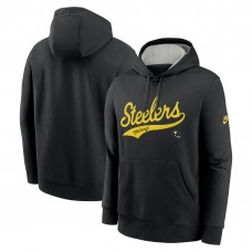 Толстовка Pittsburgh Steelers Nike Rewind Club Logo - Black
