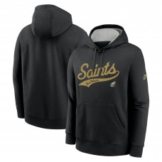Толстовка New Orleans Saints Nike Black Rewind Club Logo
