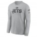Футболка с длинным рукавом New York Jets Nike 2024 Salute To Service - Gray