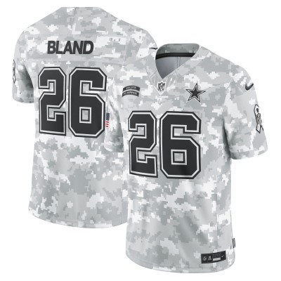 Игровая джерси Dallas Cowboys DaRon Bland Nike Arctic Camo 2024 Salute to Service Limited