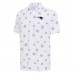 New England Patriots Antigua White Fireworks Polo