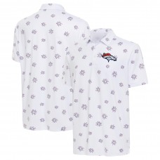 Denver Broncos Antigua White Fireworks Polo