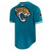 Jacksonville Jaguars Trevor Lawrence Pro Standard Teal Mesh Button-Up Baseball Jersey