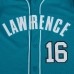 Jacksonville Jaguars Trevor Lawrence Pro Standard Teal Mesh Button-Up Baseball Jersey
