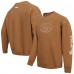 San Francisco 49ers Christian McCaffrey Pro Standard Brown Pullover Crewneck Sweatshirt San Francisco 49ers Christian McCaffrey Pro Standard Brown Pullover Crewneck Sweatshirt