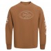 San Francisco 49ers Christian McCaffrey Pro Standard Brown Pullover Crewneck Sweatshirt