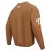 Las Vegas Raiders Maxx Crosby Pro Standard Brown Pullover Crewneck Sweatshirt