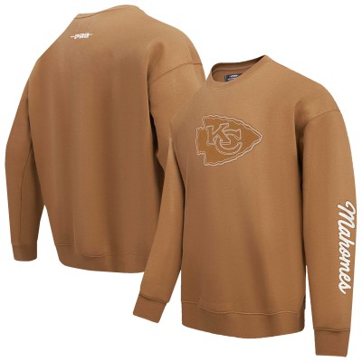 Кофта Patrick Mahomes Kansas City Chiefs Pro Standard Pullover Crewneck - Brown
