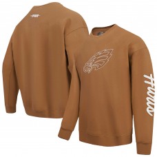 Кофта Jalen Hurts Philadelphia Eagles Pro Standard Pullover Crewneck - Brown