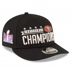 Бейсболка San Francisco 49ers New Era 2023 NFC Champions Locker Room Low Profile 9FIFTY - Black