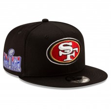 Бейсболка San Francisco 49ers New Era Super Bowl LVIII Side Patch 9FIFTY - Black