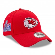 Бейсболка Kansas City Chiefs New Era Super Bowl LVIII Side Patch 9FORTY- Red