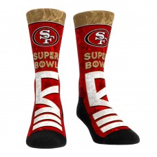 Носки San Francisco 49ers Rock Em Unisex Super Bowl LVIII Marble Wordmark Crew