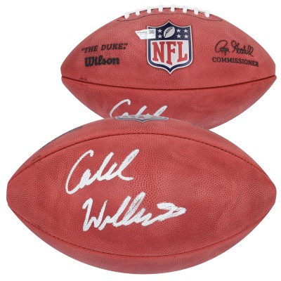 Caleb Williams Chicago Bears Autographed Fanatics Authentic Wilson Duke Full Color Football