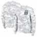 Футболка с длинным рукавом Женская Cleveland Browns Nike Arctic Camo 2024 Salute To Service Dri-FIT