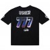 Футболка Usher Super Bowl LVIII Collection Mitchell & Ness Unisex Triple Seven Legacy - Black
