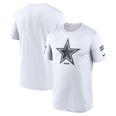Футболка Dallas Cowboys Nike 2024 Salute To Service Legend Performance - White