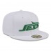 Бейсболка New York Jets New Era Wordmark Omaha 59FIFTY - White