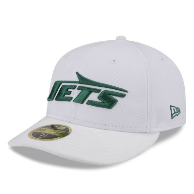 Бейсболка New York Jets New Era Wordmark Omaha Low Profile 59FIFTY - White
