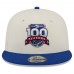 Бейсболка New York Giants New Era Cream/Royal 100th Season Two-Tone 9FIFTY Snapback