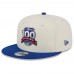 Бейсболка New York Giants New Era Cream/Royal 100th Season Two-Tone 9FIFTY Snapback