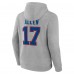 Толстовка Josh Allen Buffalo Bills Icon Player Name & Number - Gray