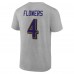 Футболка Zay Flowers Baltimore Ravens Icon Player Name & Number - Gray