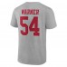 Футболка Fred Warner San Francisco 49ers Icon Player Name & Number - Gray