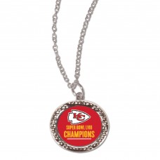 Подвеска Kansas City Chiefs WinCraft Super Bowl LVIII Champions Round Logo