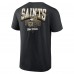Футболка New Orleans Saints Fanatics Black Never Over