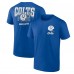 Indianapolis Colts Fanatics Royal Never Over T-Shirt
