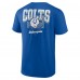 Indianapolis Colts Fanatics Royal Never Over T-Shirt