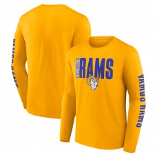 Los Angeles Rams Fanatics Vision Long Sleeve T-Shirt - Gold Los Angeles Rams Fanatics Vision Long Sleeve T-Shirt - Gold