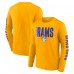 Los Angeles Rams Fanatics Vision Long Sleeve T-Shirt - Gold Los Angeles Rams Fanatics Vision Long Sleeve T-Shirt - Gold