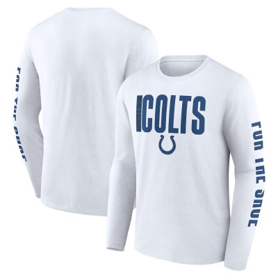 Indianapolis Colts Fanatics White Vision Long Sleeve T-Shirt