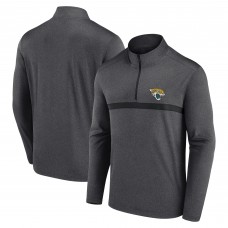 Jacksonville Jaguars Fanatics Charcoal Head-to-Head Quarter-Zip Pullover