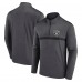 Las Vegas Raiders Fanatics Charcoal Head-to-Head Quarter-Zip Pullover