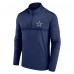 Dallas Cowboys Fanatics Navy Head-to-Head Quarter-Zip Pullover